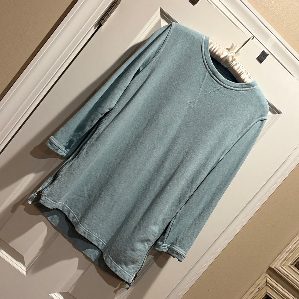 Wrap London Women's Light Blue Long Sleeve Top